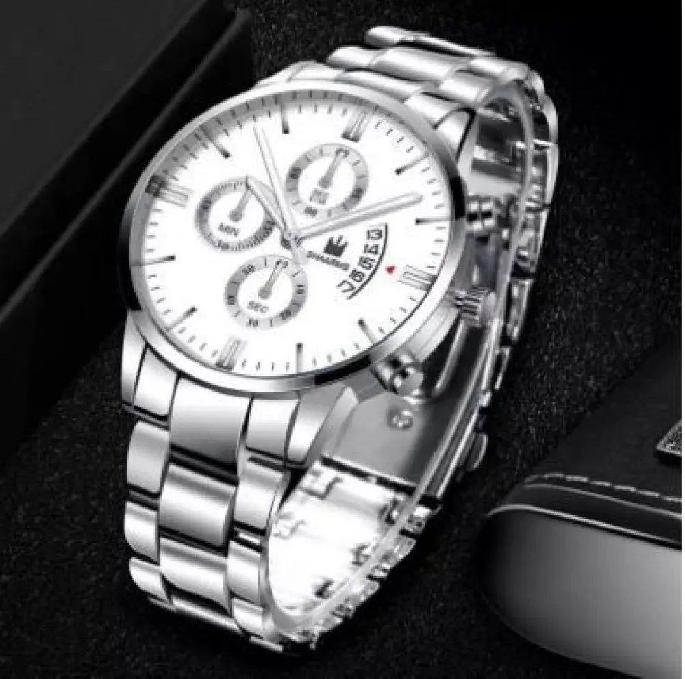 [holm6838 ZEN23] Michael Silver Watch