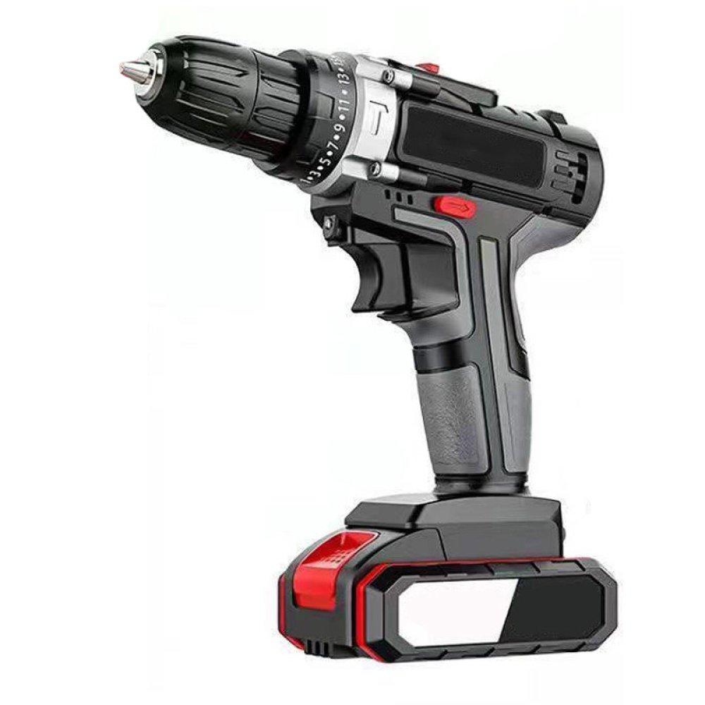 Drill and screwdriver with 2 batteries