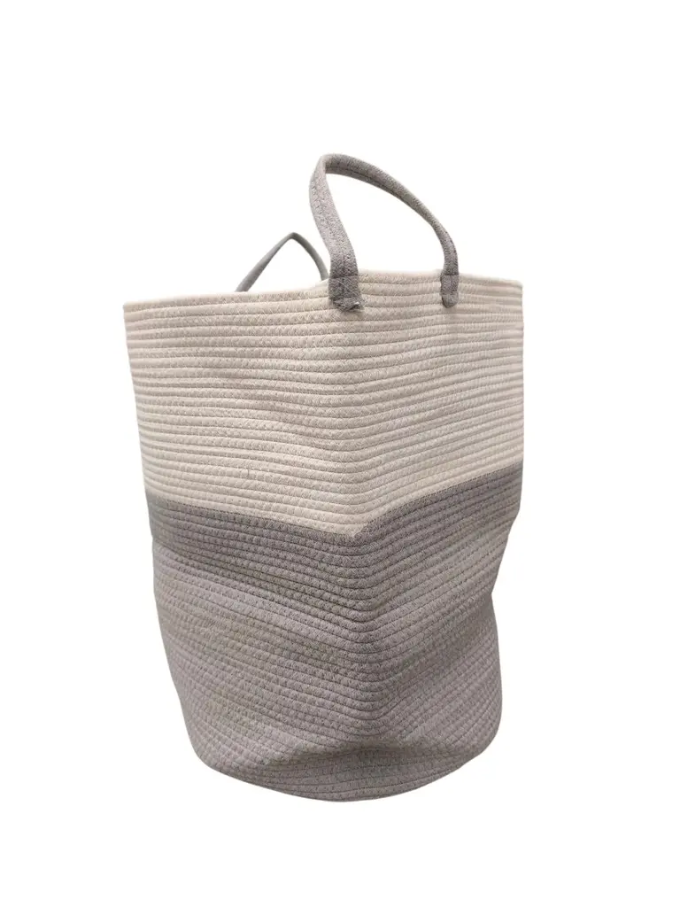 [HYCRB] Panier de rangement Crème et Gris