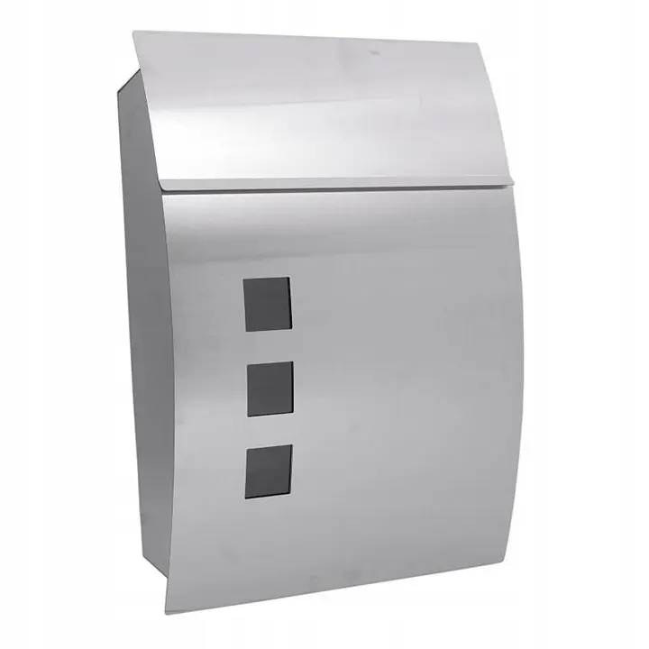 [SKN5 ZEN24] Semi-circle stainless steel mailbox