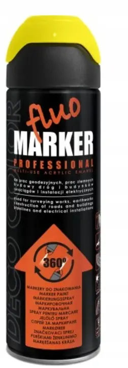 [LFMZO ZEN24] FLUO MARKER varnish - marking 500ml yellow