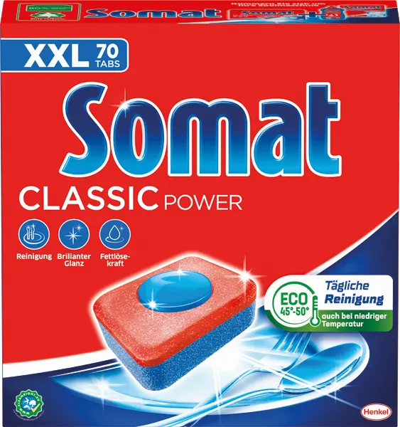 [828 ZEN24] SOMAT Dishwasher Cleaning Tablets 70 XXL Tabs