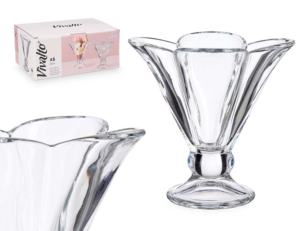 Coupe à glace en forme de fleur 20cl