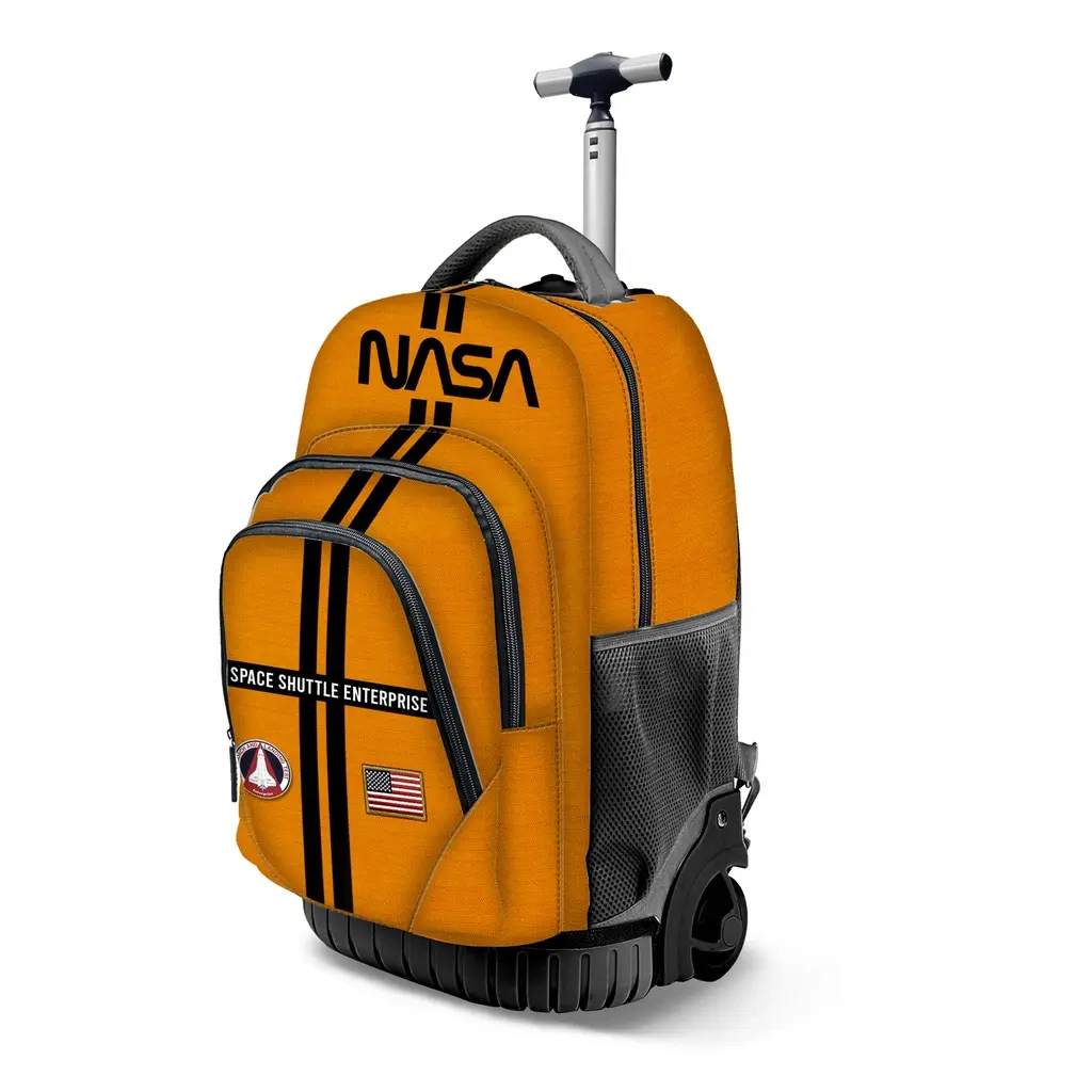 [06927 ZEN24] NASA Lines GTS FAN Sac à dos à roulettes Orange