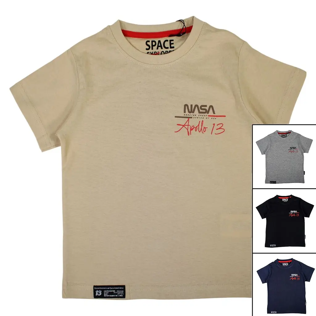 T-shirt manches courtes garçon Nasa