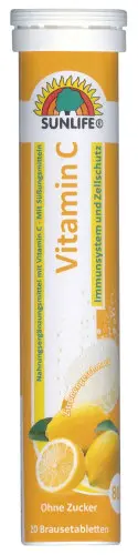 [2229611-5 ZEN24] Sunlife Comprimes effervescents vitamine C 20s