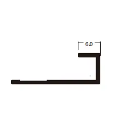 [BINDINGLINE5*3000mm] Baguette de finition Alumnium 3m