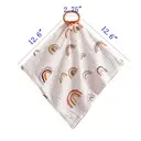 Rainbow cotton bib