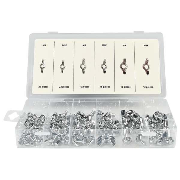 [008231 ZEN24] Butterfly nut set 100 pc