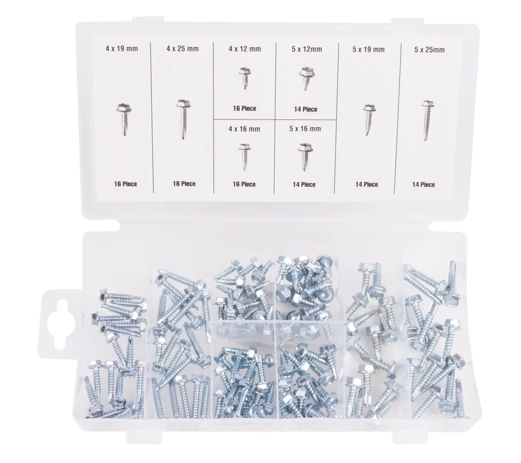 Selection de vis autotaraudeuses 120 pc