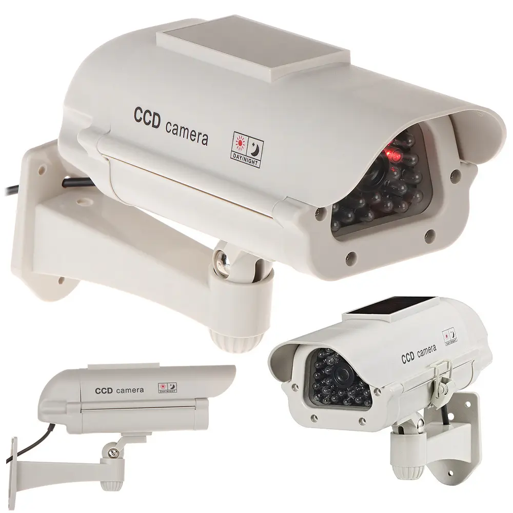 [13120 ZEN24] Camera solaire factice, caméra LED clignotante