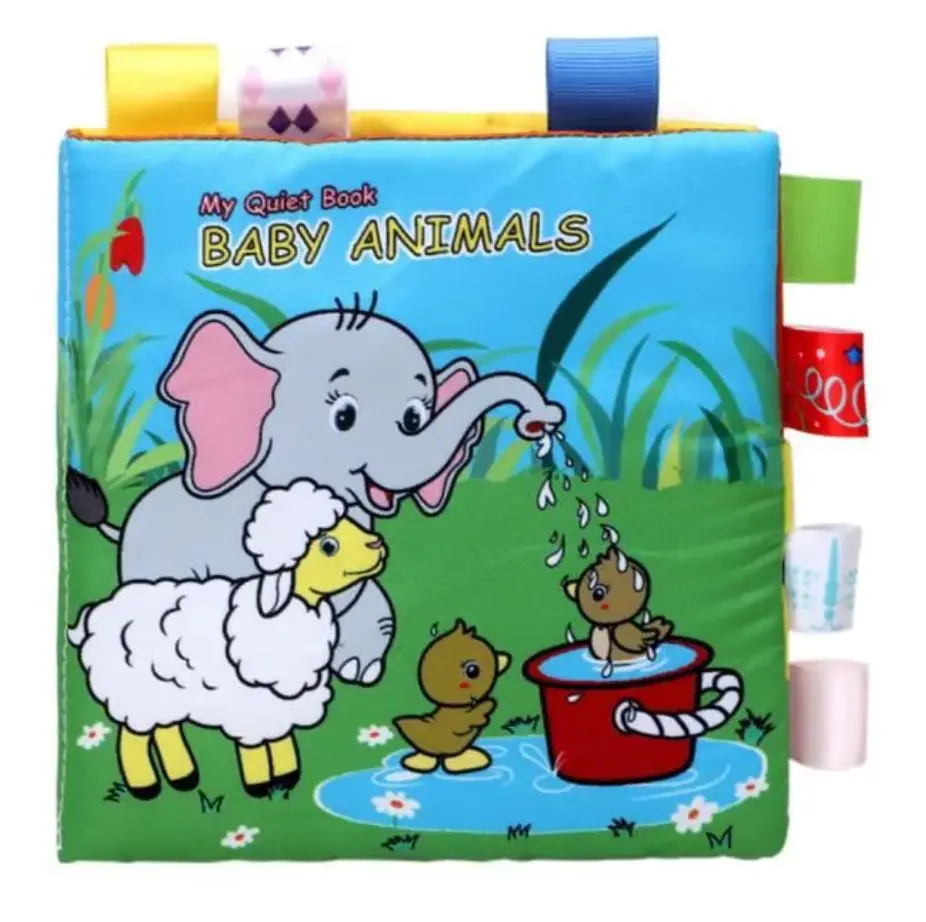 Baby Animals Sensory Fabric Book