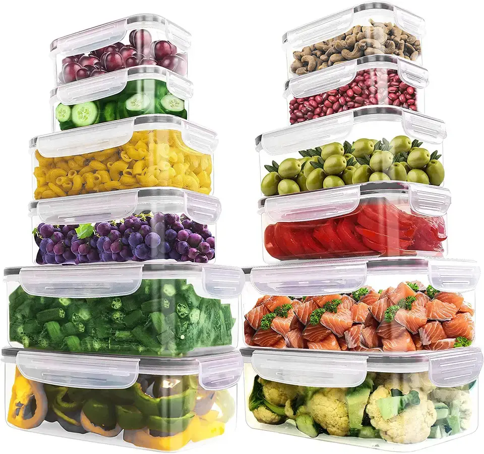 [12pcBt] Set of 12 microwave storage boxes, freezer