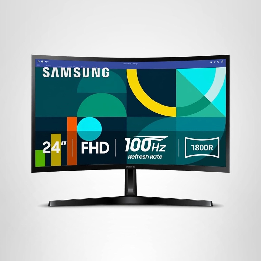 SAMSUNG 24" Essential S3 Incurvé FHD 100Hz