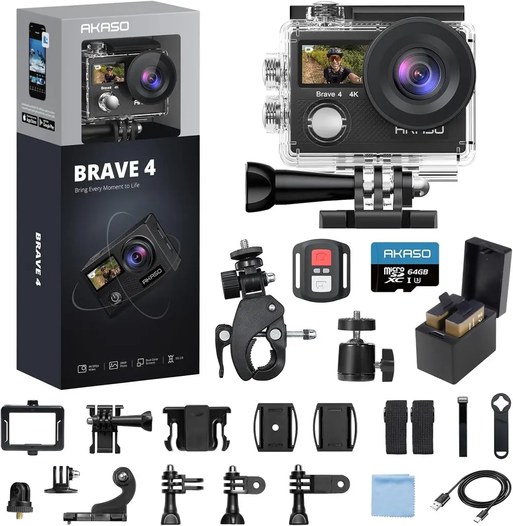 [BRAVE4] AKASO Brave 4 Action Camera 4K 30fps