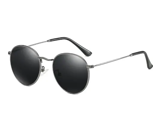 (26 - 3447) Silver metal glasses. Cat.3 glasses. Strong light. THIS