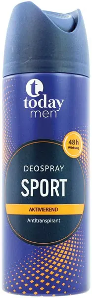 [19169 ZEN26] Deodorant Spray Today 200 ml for men Sport
