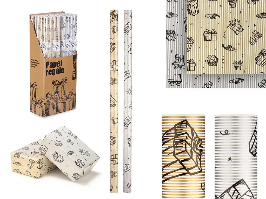 Papier cadeau 70x200 cadeaux