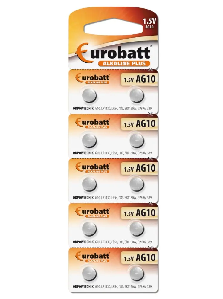 [AG10-BP10 ZEN26] Batterie Alkaline AG10 - BP10 Eurobatt