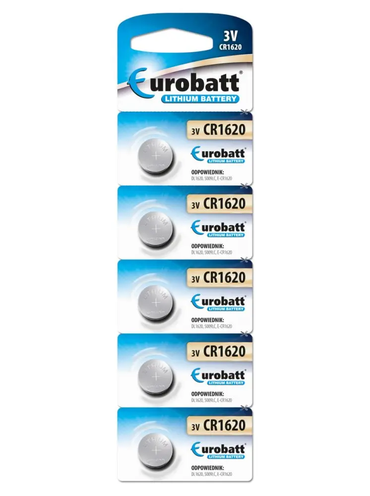 Pile Lithium CR1620 - Piles BP5 Eurobatt