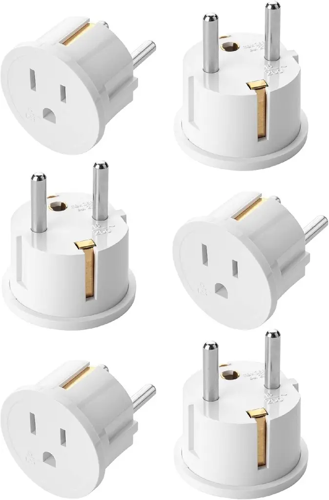 US TO EU ADAPTER With Ground