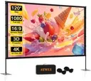 STWUI Outdoor Projector Screen with Stand 120 Inch