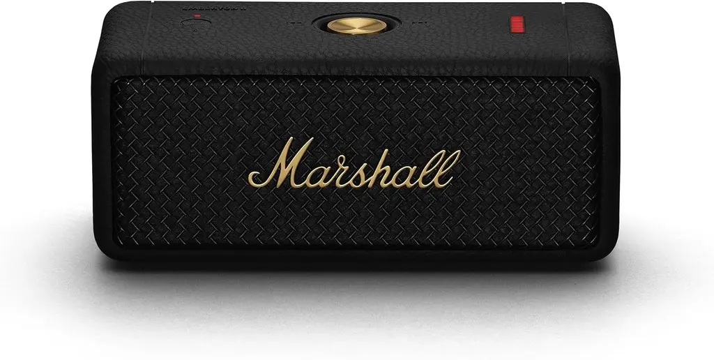 Marshall Emberton II – Portable Bluetooth Speaker (Black & Brass)