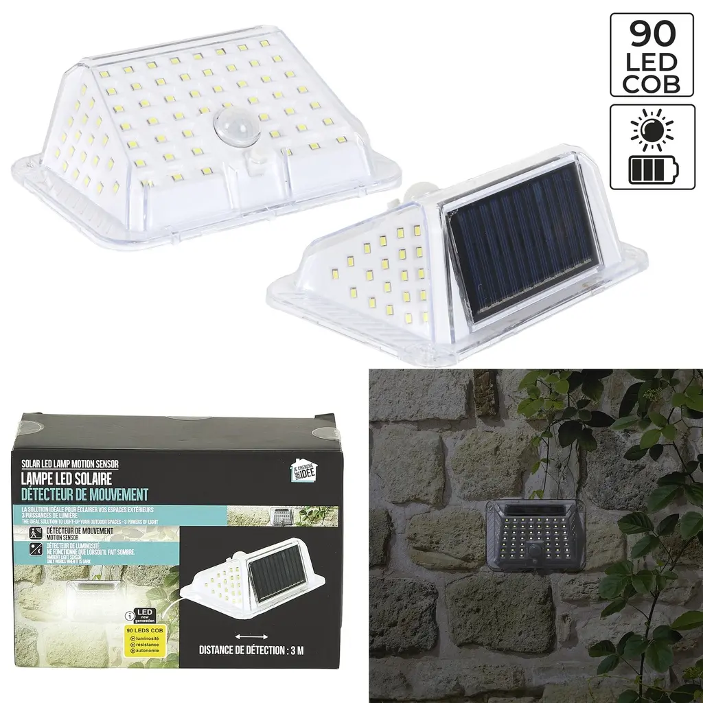 [LAO0193 ZEN28] Solar light 90 COB LEDs