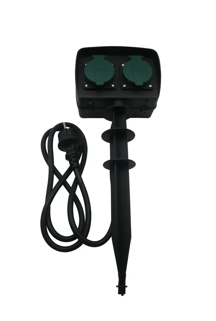 [011323 ZEN28] Prise de jardin sur piquet avec minuterie 1,5 m