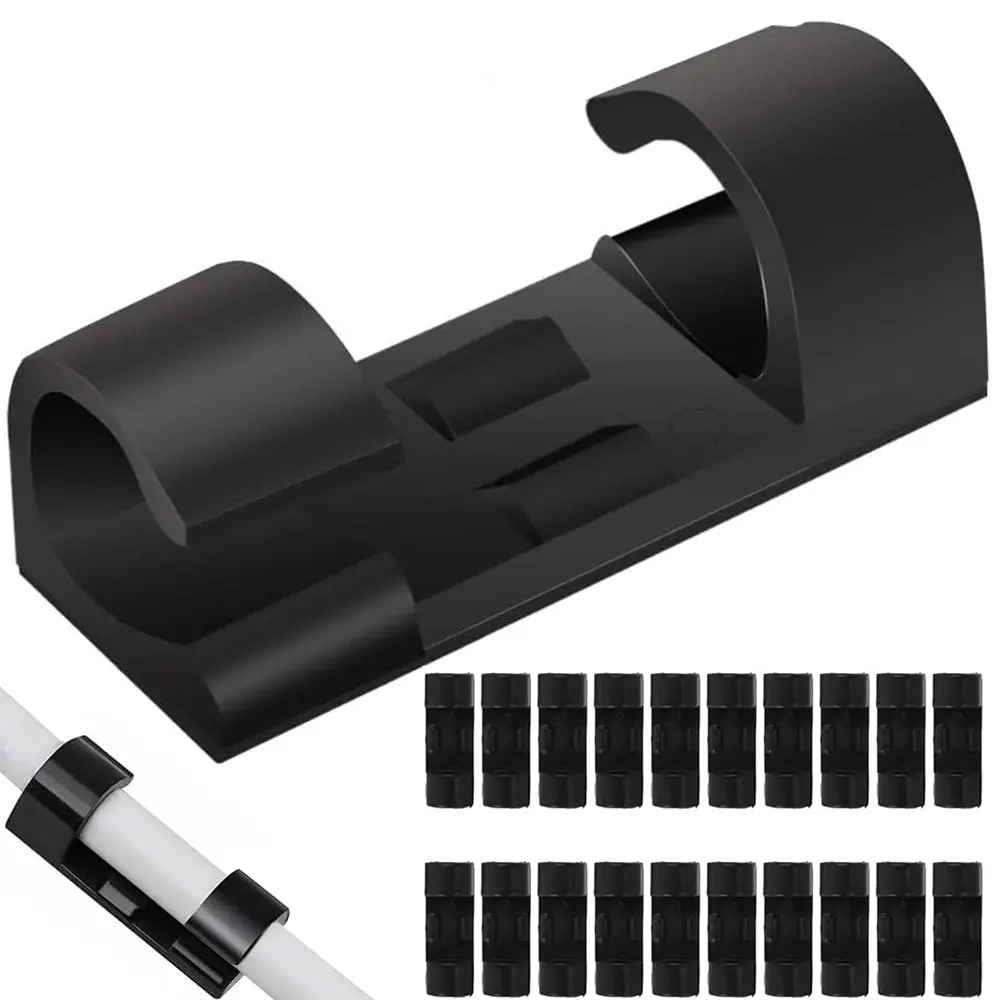 [06289 ZEN28] Support organisateur pour cables 20 pcs