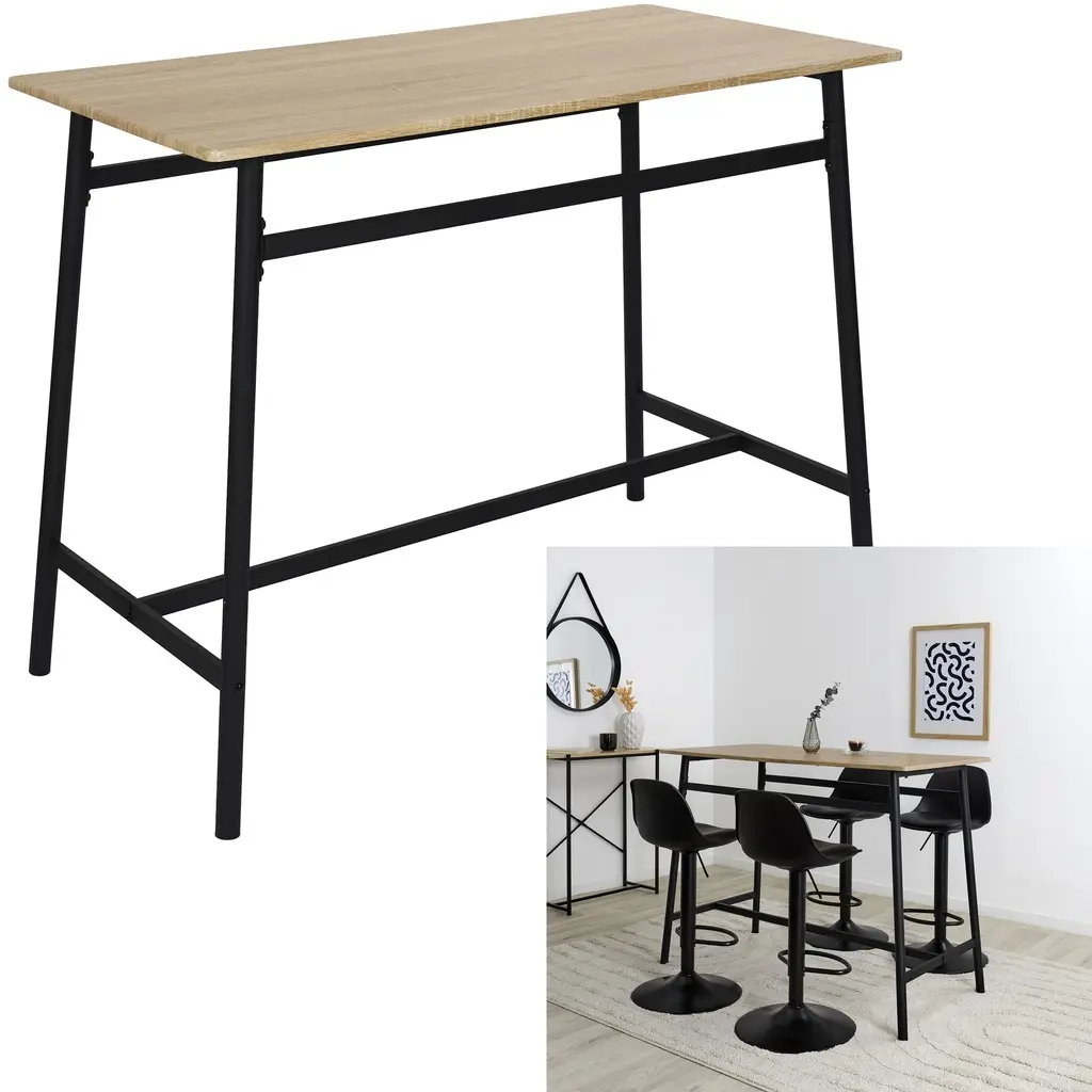 [HD0566 ZEN28] Table mange debout Loka