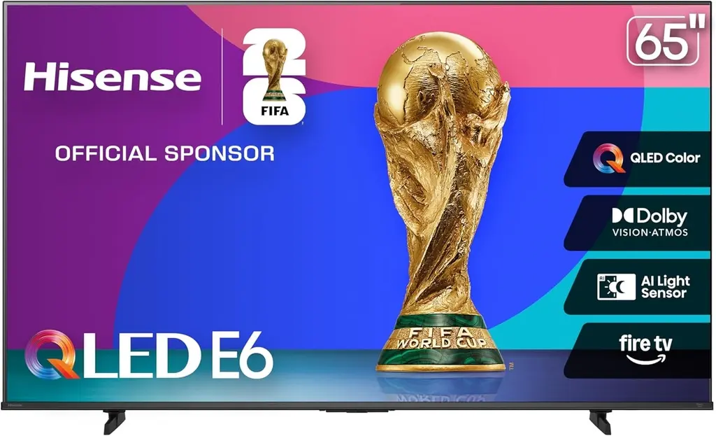 Hisense 65" E6 Cinema Series QLED 4K UHD Smart Fire TV
