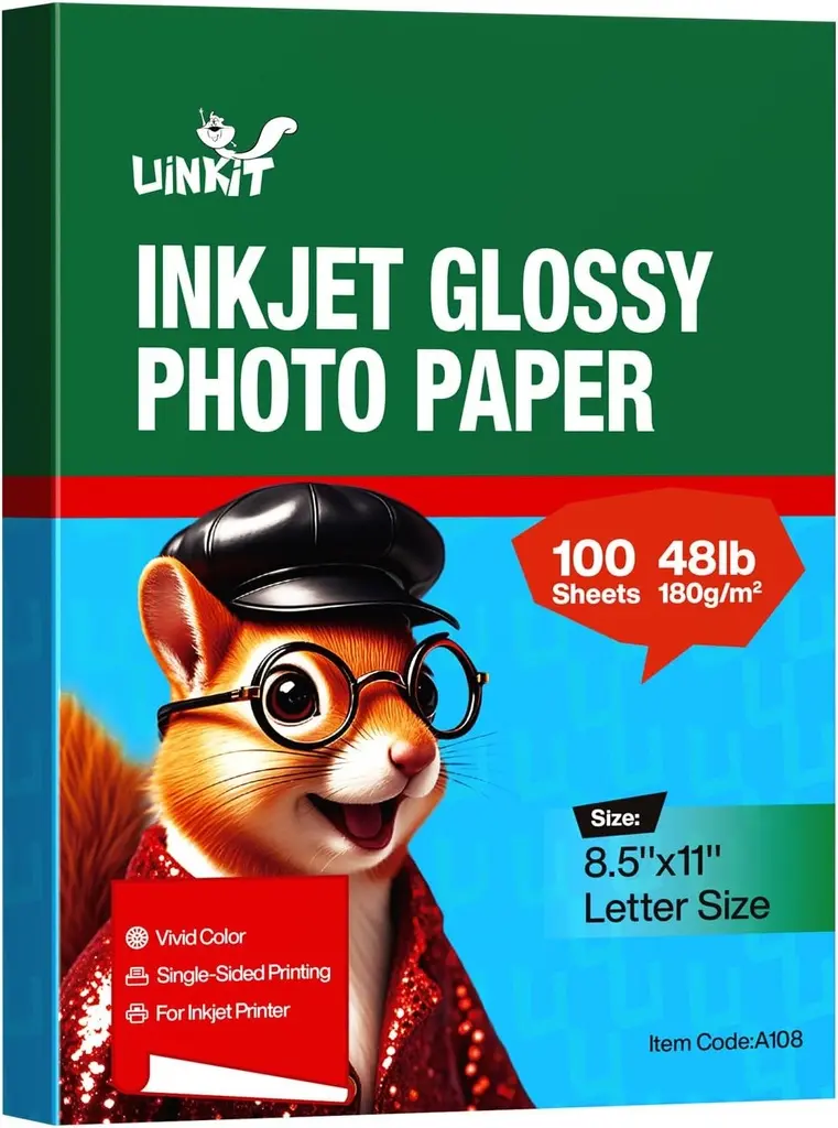 Papier photo Inkjet 100 fueille 180gr 10.5*14.8