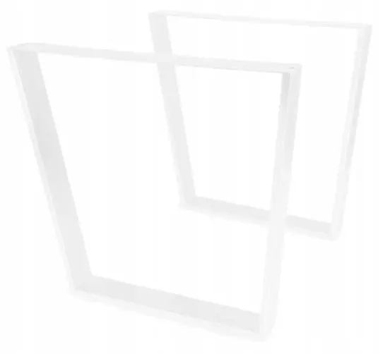 [ADG.39903 ZEN30] Trapeze legs for table / desk – 780 × 730 mm White