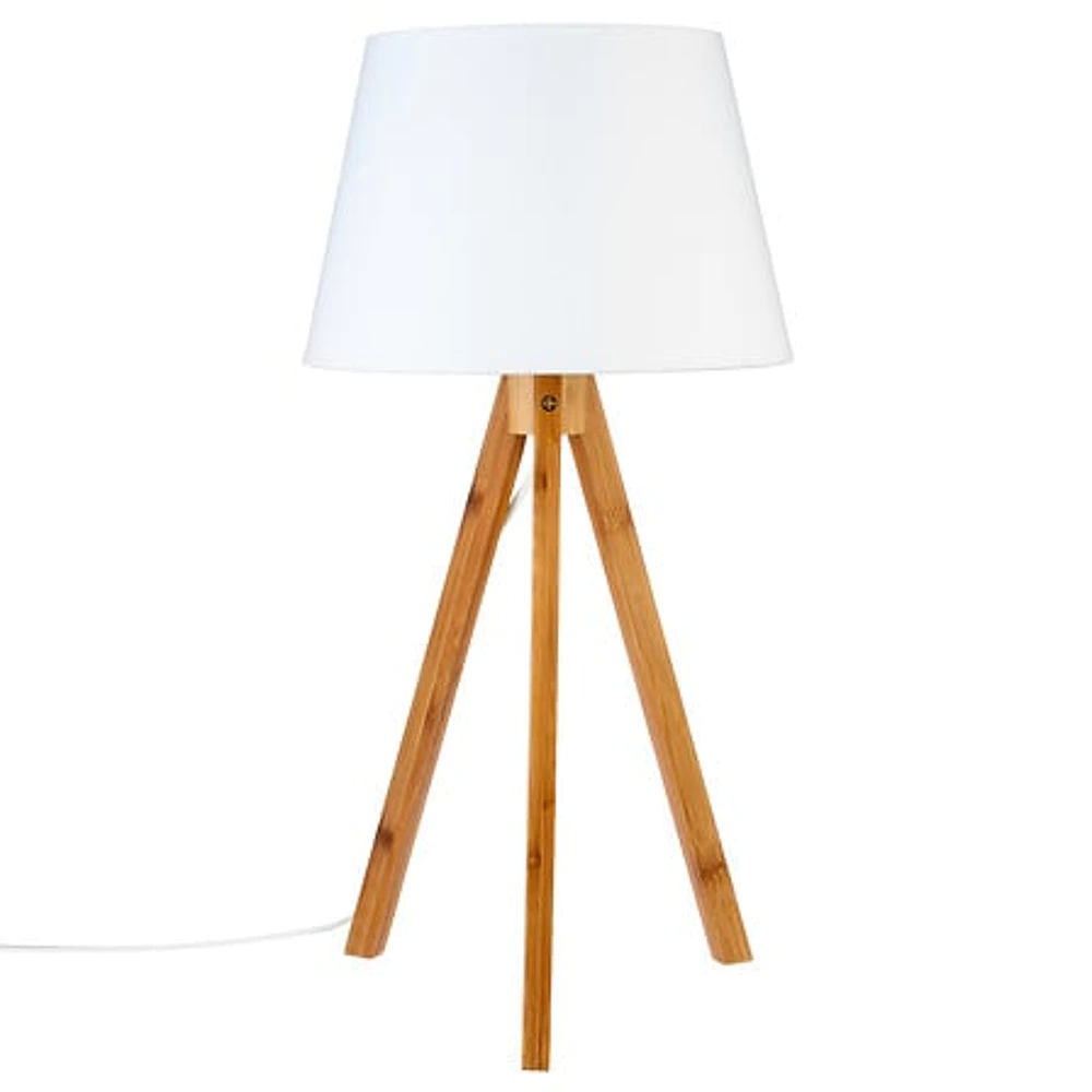 [145227 ZEN30] Bahi tripod lamps – H55.5 cm – Blanc