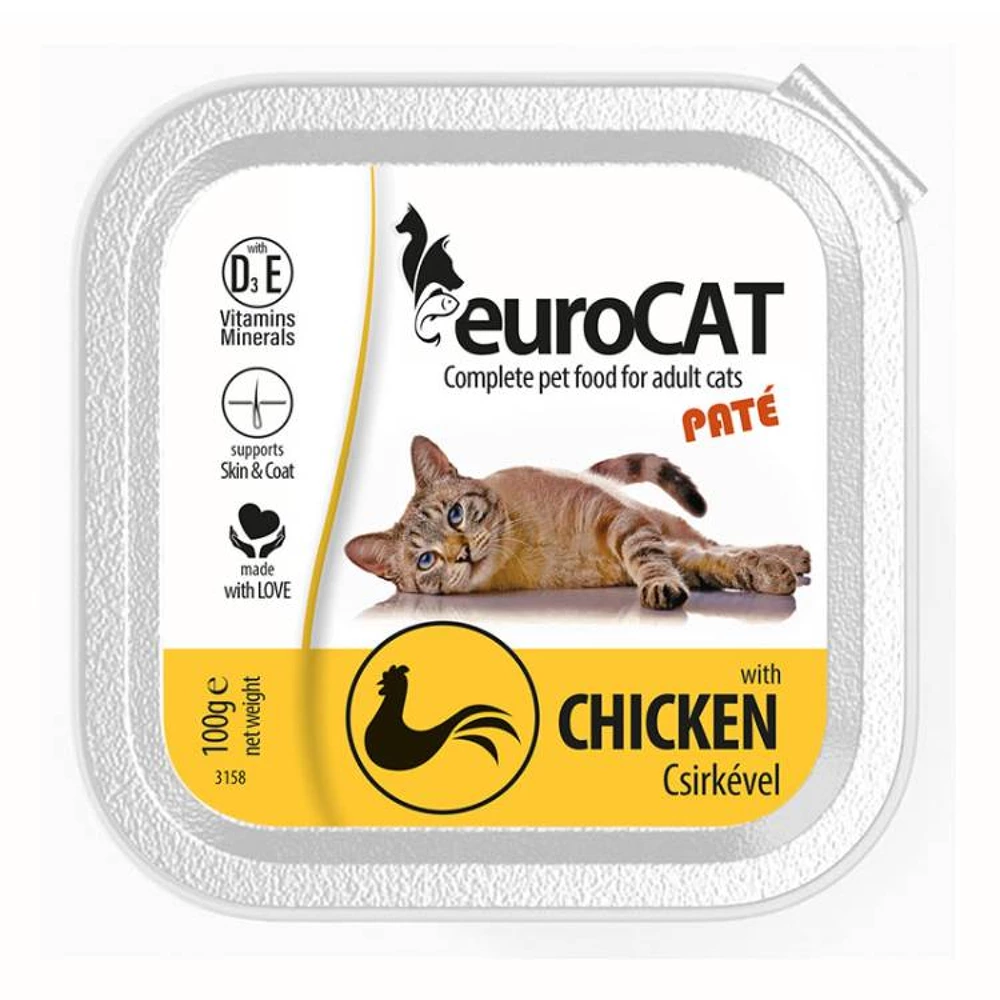 [ZEN2901] Eurocat Chicken pate for cats 100 g