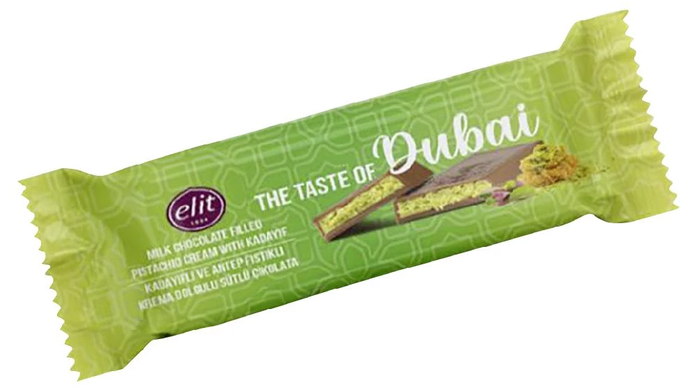 Elit Dubai chocolate bars – 30 g bars