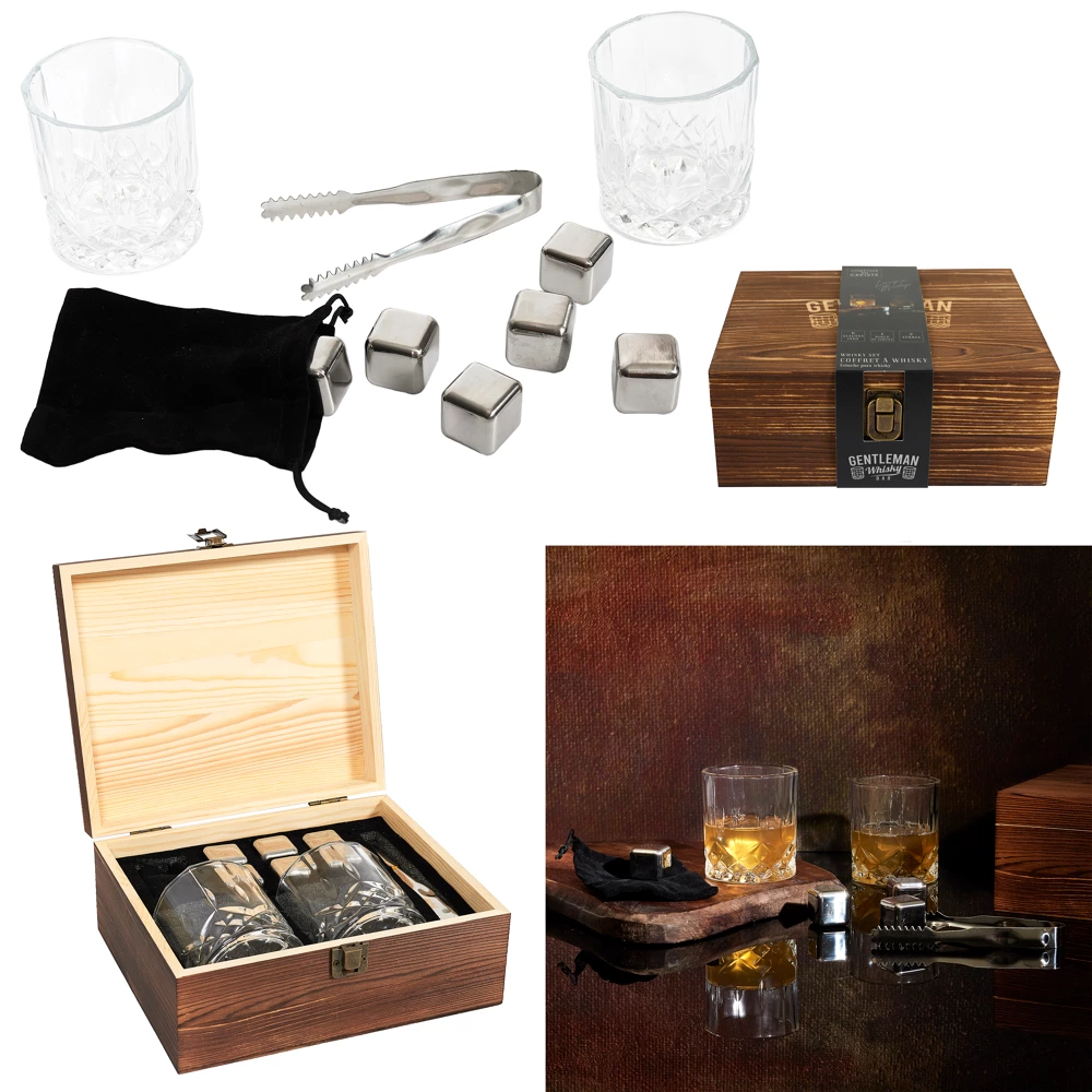 [KV0019 ZEN29] Coffret whisky Gentleman – 10 pièces