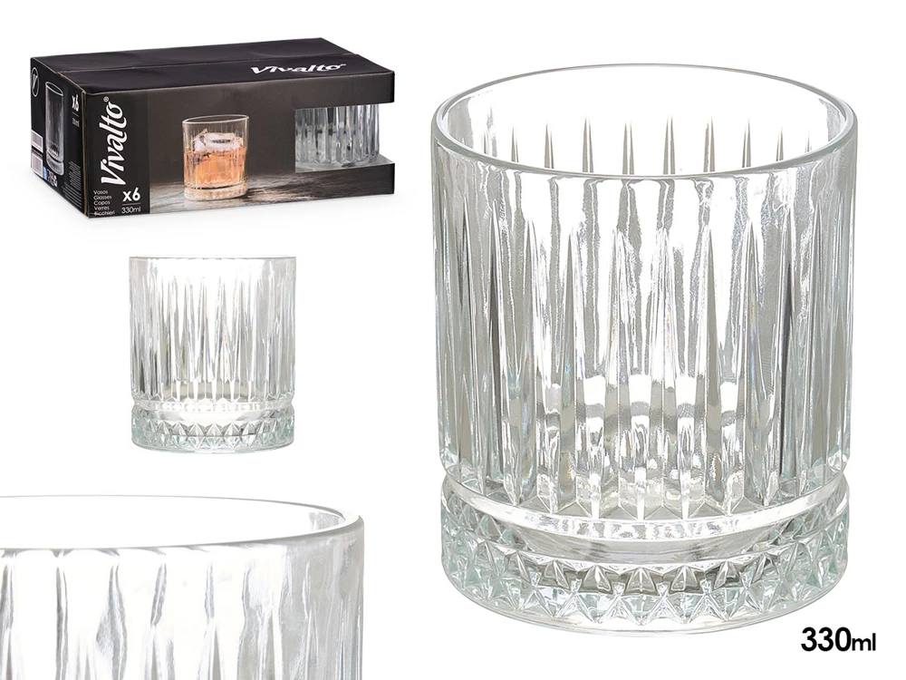 [18162 ZEN29] Single whiskey glass – 330 ml