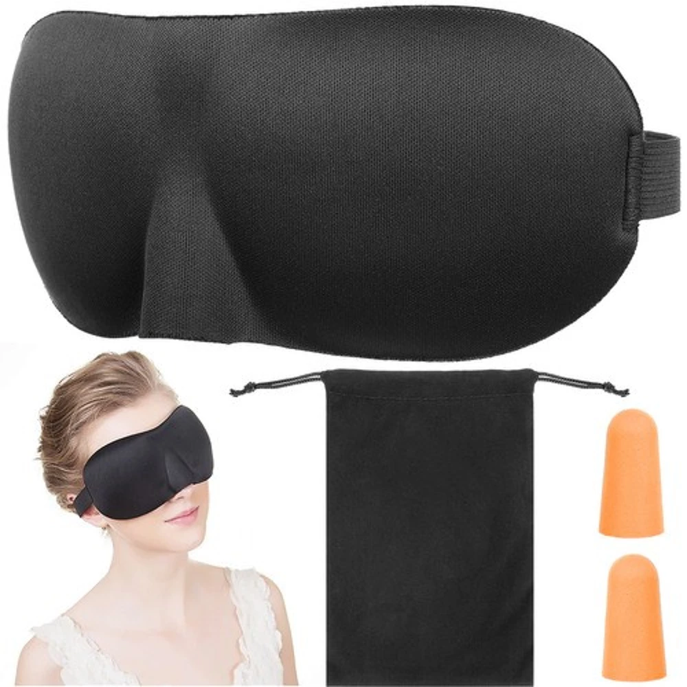 Bandeau pour dormir + bouchons d’oreilles