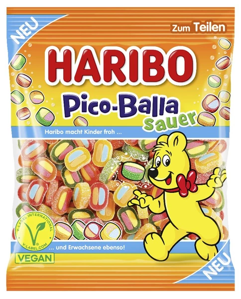 [9871930 ZEN29] Haribo Pico-Balla Sour, 160 g bag