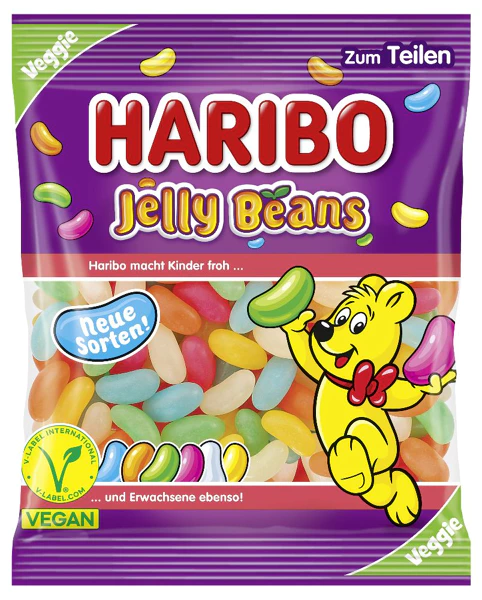 Haribo bonbons Jelly Beans sachet de 160 g