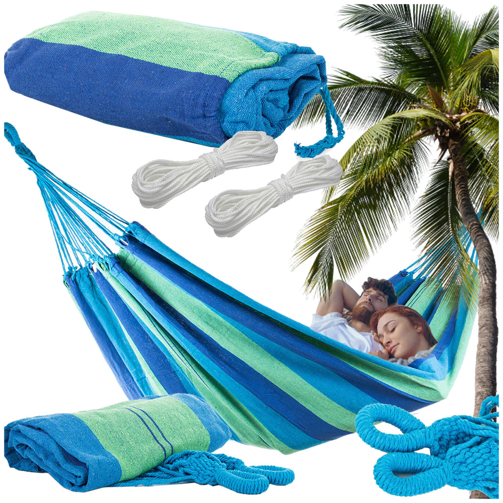 [01300_NG ZEN29] XXL garden hammock for two people