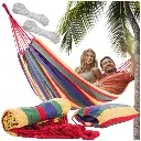 [01300_CC ZEN29] XXL garden hammock for two people multi color