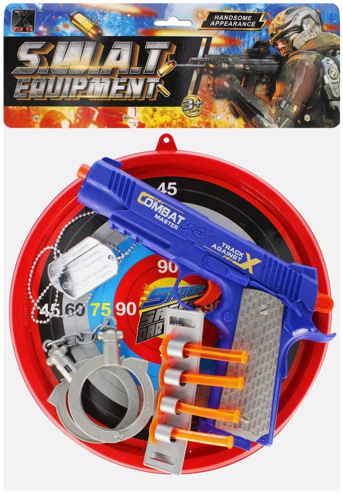 Police set with accessories and shield 27x36 cm