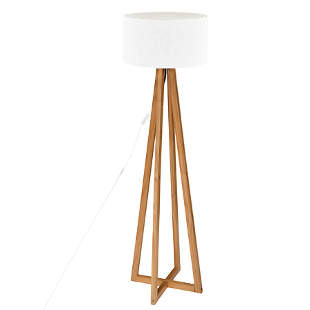 [178923B ZEN29] White multi-module floor lamp H141 cm