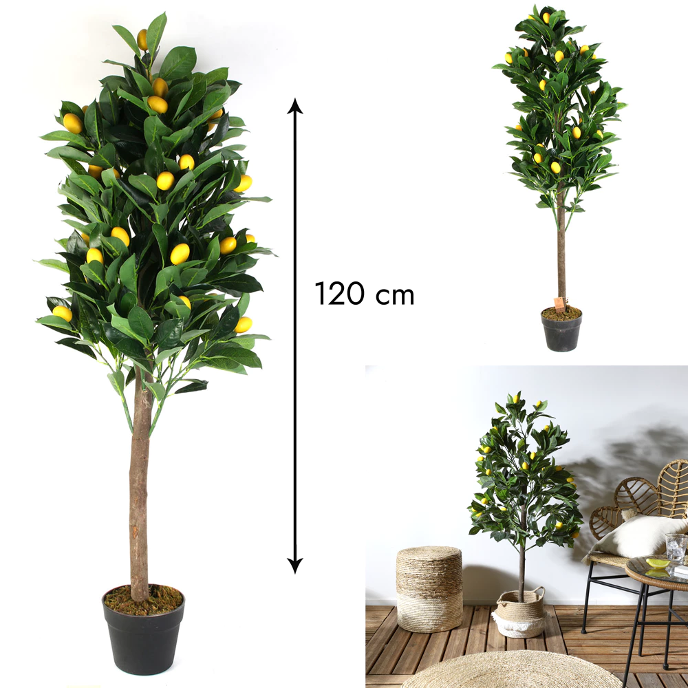 [HD4153 ZEN29] Plante artificielle citronnier 120 cm