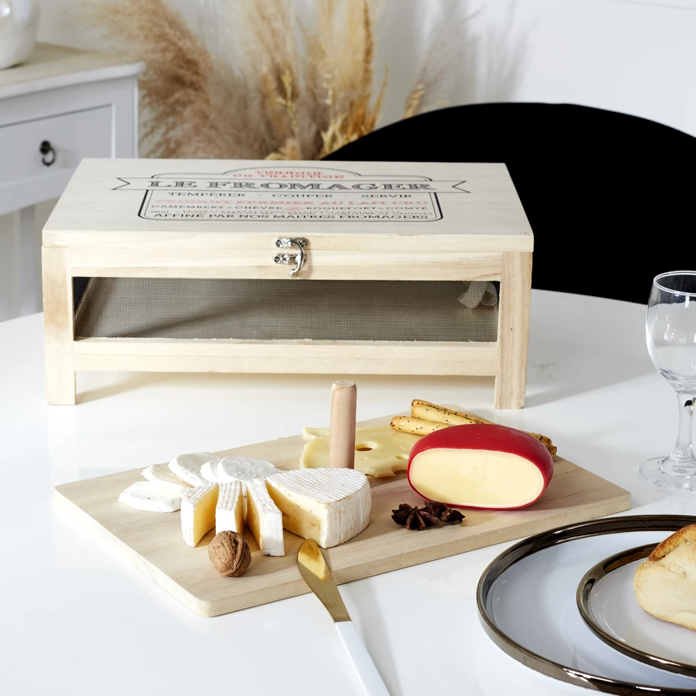 [KA2362 ZEN29] Le Fromager avec plateau de service en bois