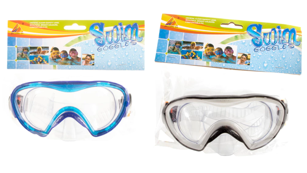 Diving goggles 16.5 cm – assorted colors x2