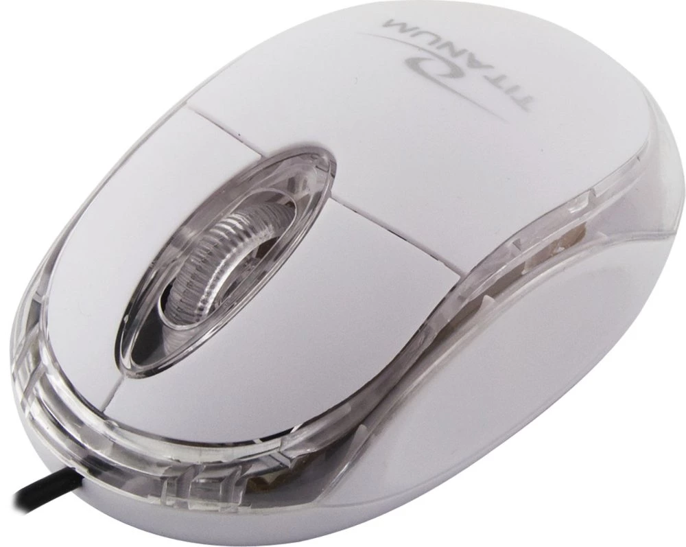 Souris optique filaire USB 3D Raptor – blanche